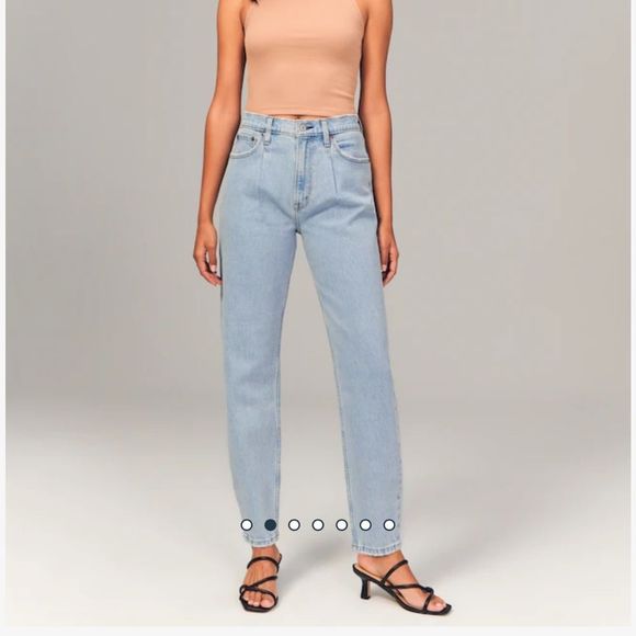 Abercrombie & Fitch Denim - ABERCROMBIE 80s mom high rise jeans